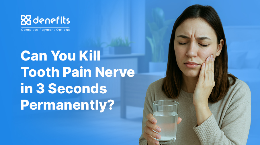 Kill tooth pain nerve in 3 seconds permanently